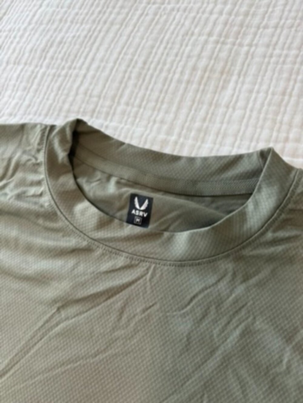 ASRV Silver-Lite 2.0 Oversized Training Tee Sage Green Men's M DSG-0822